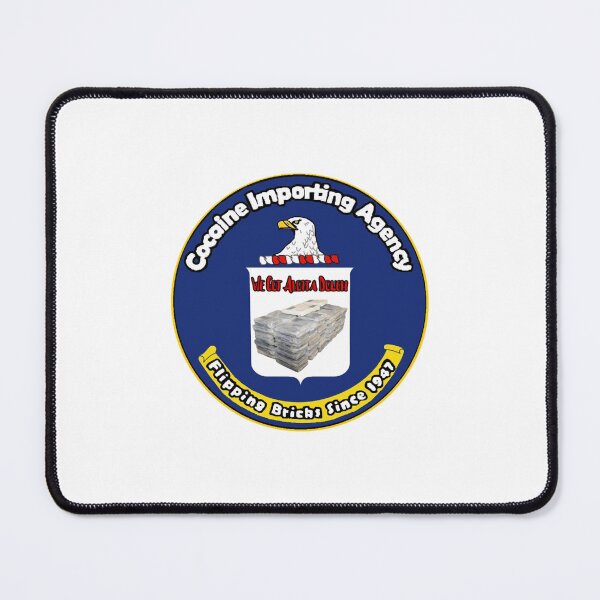 Item preview, CIA Cocaine Importing Agency Flipping Bricks Since 1947 designed and sold by licksFurnituren.
