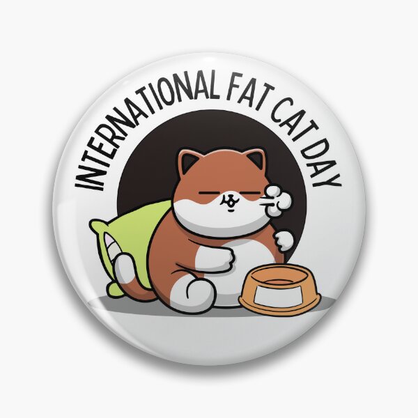 Item preview, Scampuss Fat Cat - Funny designed and sold by montillalee.