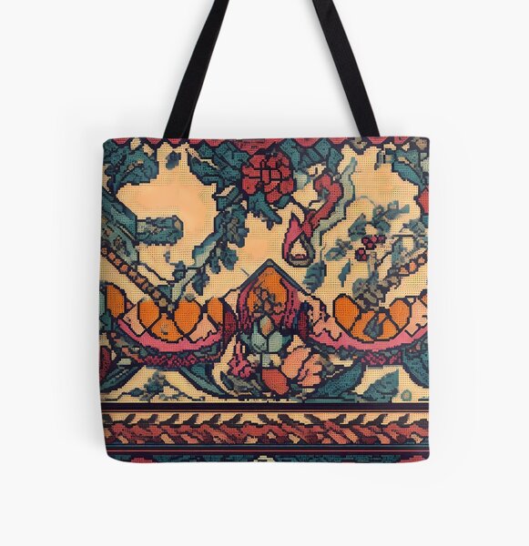 Antique Needlepoint 3 Tote Bag by Print and Pattern Studio