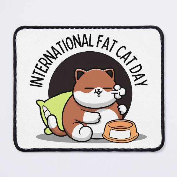Item preview, Scampuss Fat Cat - Funny designed and sold by montillalee.