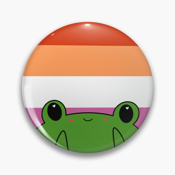 Item preview, Lesbian Pride Flag Frog designed and sold by AccioPaine.