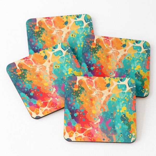 Item preview, ABSTRACT SPLASHES OF MULTICOLORS PATTERNS designed and sold by MoonDesinso.