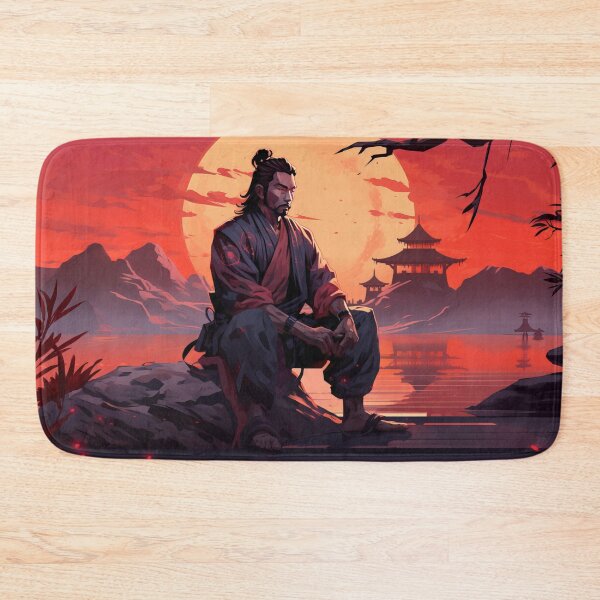Item preview, Seated Samurai - Rising Sun designed and sold by Theayll.
