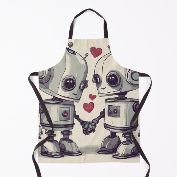 Item preview, Cute Love Robots designed and sold by By Nayla.