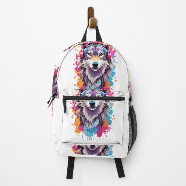 Item preview, Wolf Grooves: A Symphony of Colors and Beats designed and sold by irosh madushan.