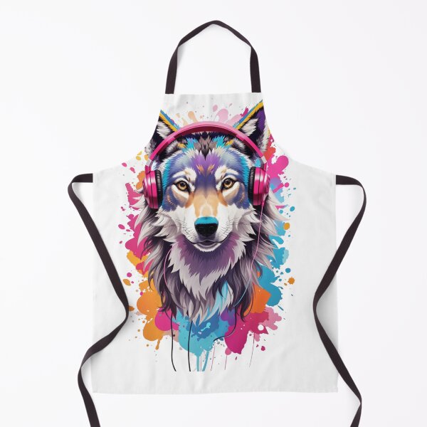 Item preview, Wolf Grooves: A Symphony of Colors and Beats designed and sold by irosh madushan.