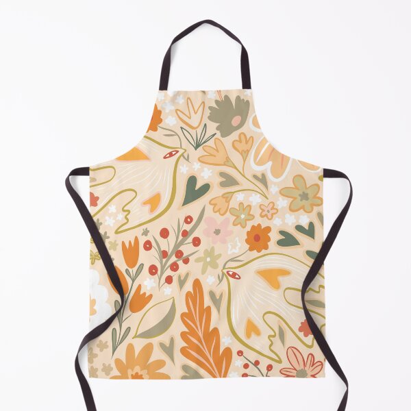 Item preview, Romantic Boho Garden with Love Birds 3. earthy, terracotta, neutral - Matisse inspired designed and sold by Dominiquevari.