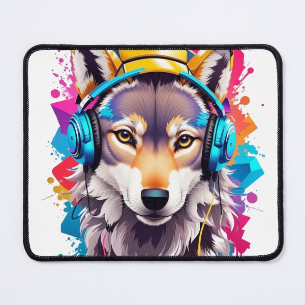 Item preview, Wolf Grooves: A Symphony of Colors and Beats designed and sold by irosh madushan.