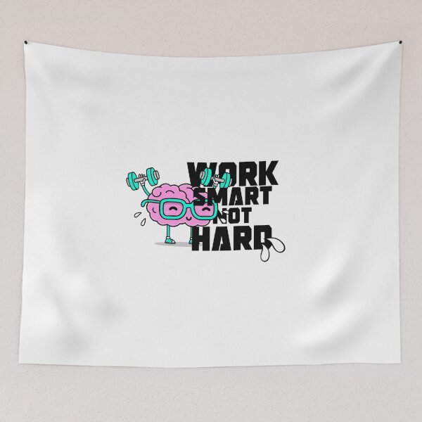 Item preview, work smart not hard designed and sold by Gabriel Stós.