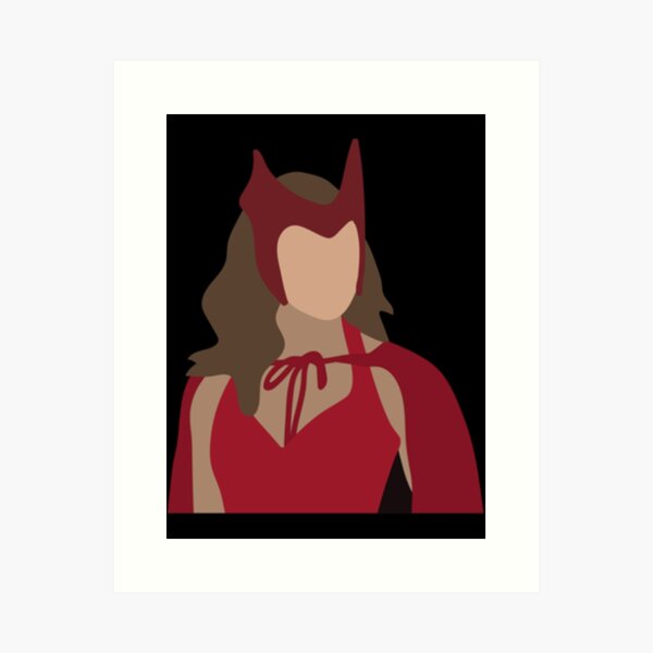 Scarlet Witch / Art Print by Herofied / Metal Canvas & -  Finland