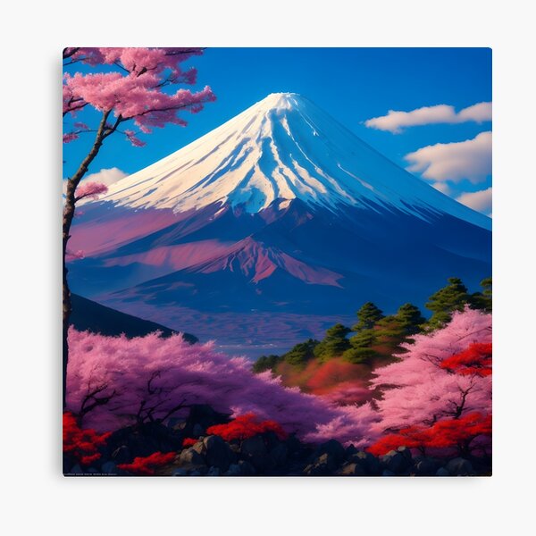 Item preview, Mount Fuji Majesty: Iconic Beauty Unleashed designed and sold by Ceemko's Vintage Corner.