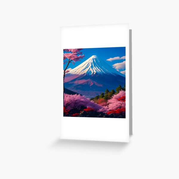 Item preview, Mount Fuji Majesty: Iconic Beauty Unleashed designed and sold by Ceemko's Vintage Corner.