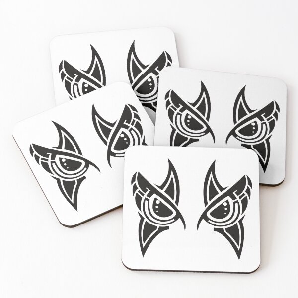 Item preview, Abstract tribal tattoo with eye concept No. A23 designed and sold by BlackArtProject.