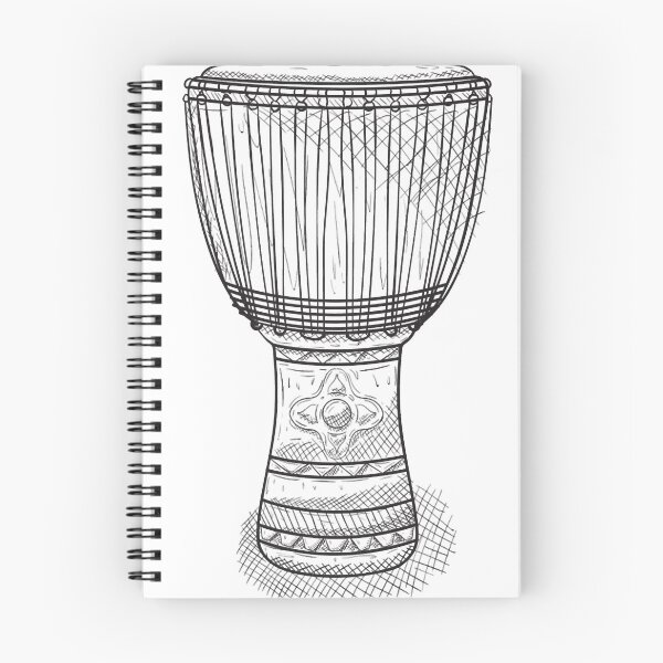 Item preview, Djembe Pencil Drawn designed and sold by cazaresletisha.