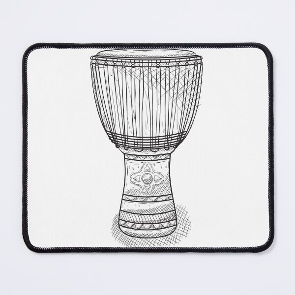 Item preview, Djembe Pencil Drawn designed and sold by cazaresletisha.