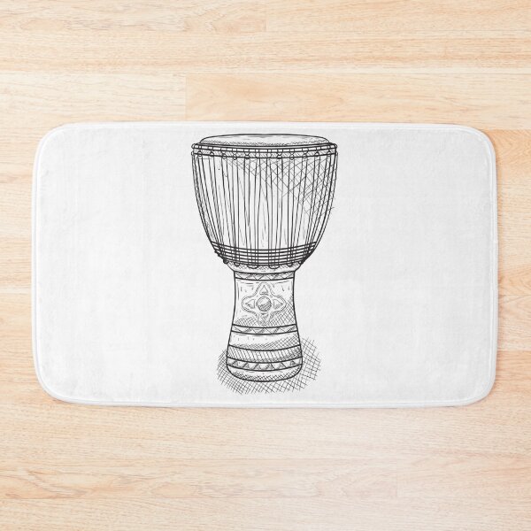 Item preview, Djembe Pencil Drawn designed and sold by cazaresletisha.