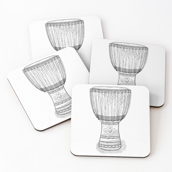 Item preview, Djembe Pencil Drawn designed and sold by cazaresletisha.