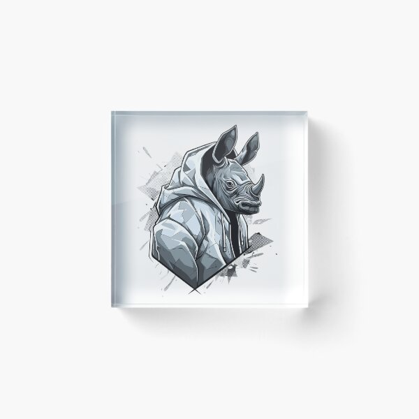Item preview, Men Fashion Rhino Gangsta Style. Toxic masculinity designed and sold by MartynGrey.