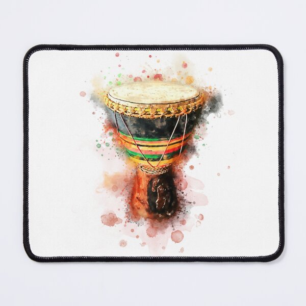 Item preview, The Beat - Djembe African Drum In Colorful Watercolor designed and sold by cazaresletisha.