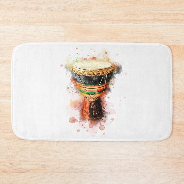 Item preview, The Beat - Djembe African Drum In Colorful Watercolor designed and sold by cazaresletisha.