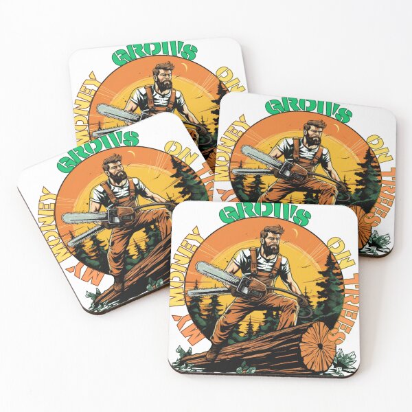 Item preview, MY MONEY GROWS ON TREES FUNNY GIFTS FOR ARBORISTS designed and sold by Filmharmony.