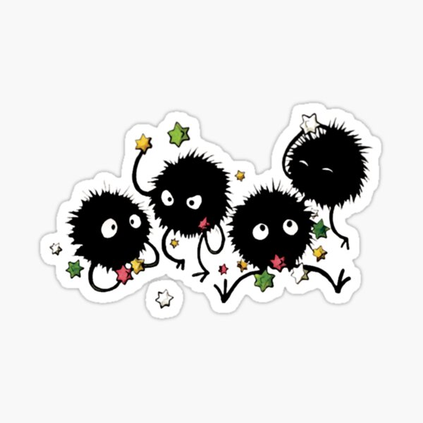 Soot Sprite Inspired Multiple Decal 