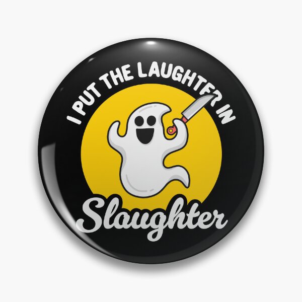 Item preview, Funny Halloween Ghost With A Knife: Laughter In Slaughter designed and sold by hadleyfoo.