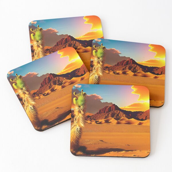 Item preview, A ravaged world of sand dunes and searing heat designed and sold by PixieDustAIArt.