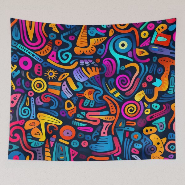 Item preview, Doodles pattern  designed and sold by MoonDesinso.