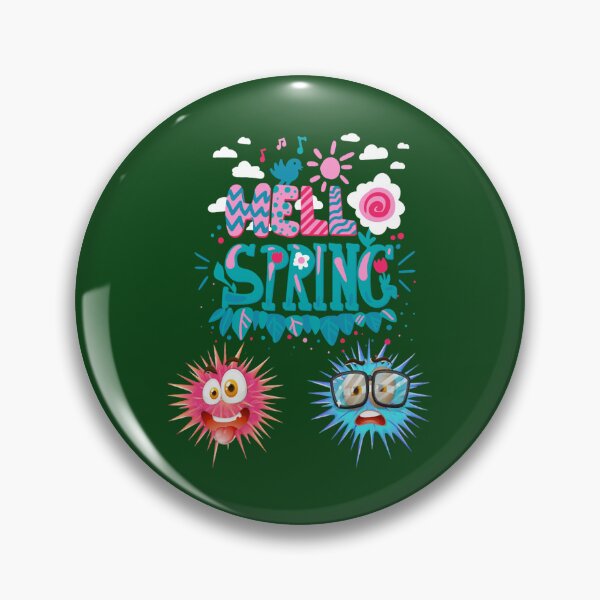 Item preview, hello spring quote-soot sprite-colorful soot spirit - cute kawaii soot spirite-funy quotesT designed and sold by threepeakscom.