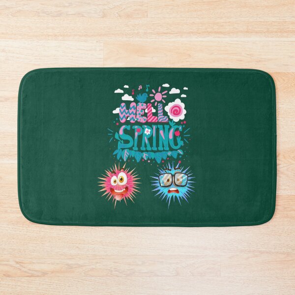Item preview, hello spring quote-soot sprite-colorful soot spirit - cute kawaii soot spirite-funy quotesT designed and sold by threepeakscom.