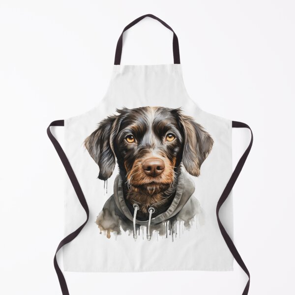 Item preview, German Wirehaired Pointer in a hoodie designed and sold by IdeasCabin.