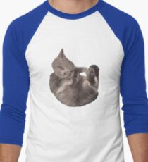 Sleepy Kitten Men's Baseball ¾ T-Shirt