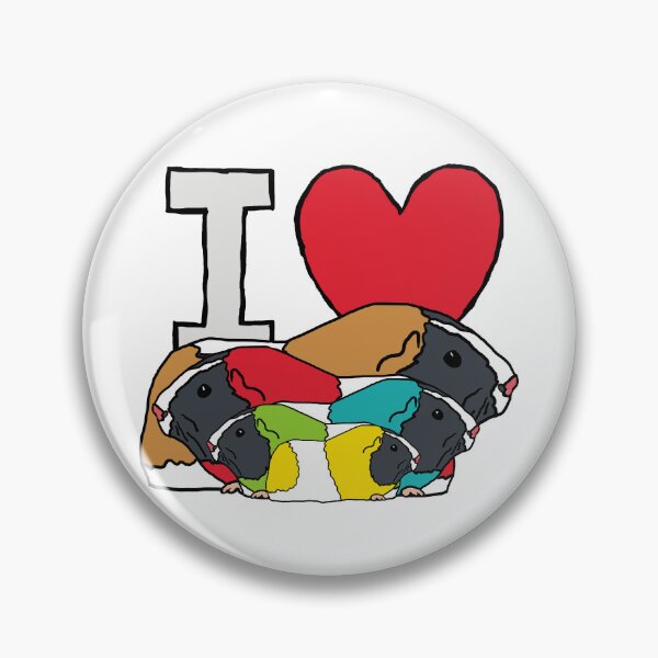 Item preview, I Love Guinea Pigs designed and sold by Mark-Ewbie.