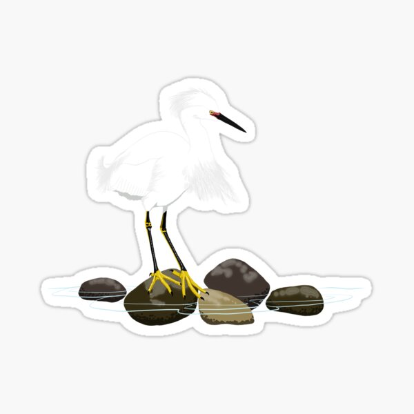 Item preview, Snowy Egret designed and sold by BennuBirdy.