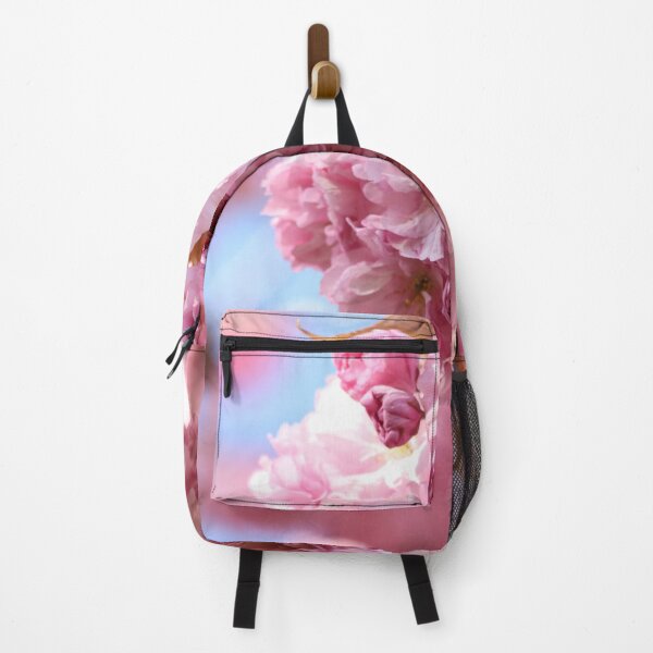 Item preview, Pink sakura blossom floral print designed and sold by Kate1art.
