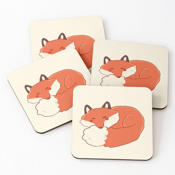 Item preview, Sleeping fox illustration  designed and sold by Mayarart.