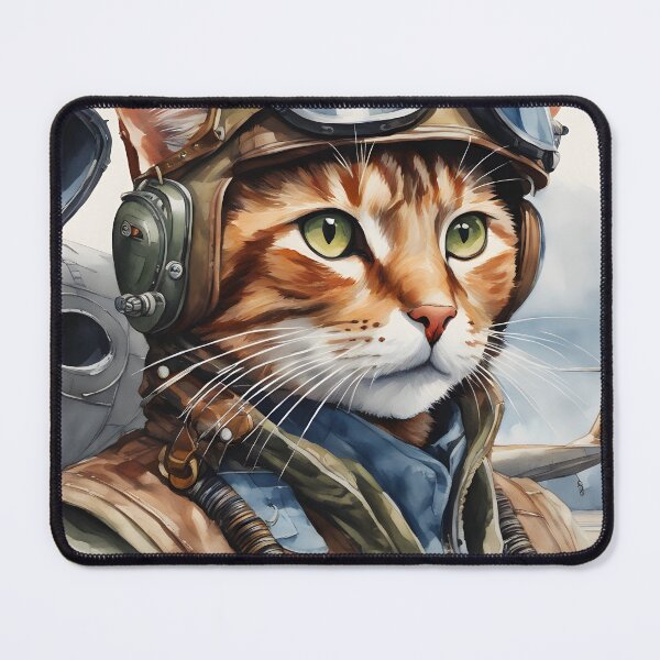 Item preview, Pilot cat designed and sold by Jambonfromage.