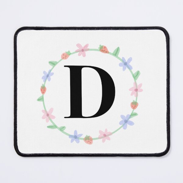 Item preview, “D” initial  designed and sold by tinasartspace.