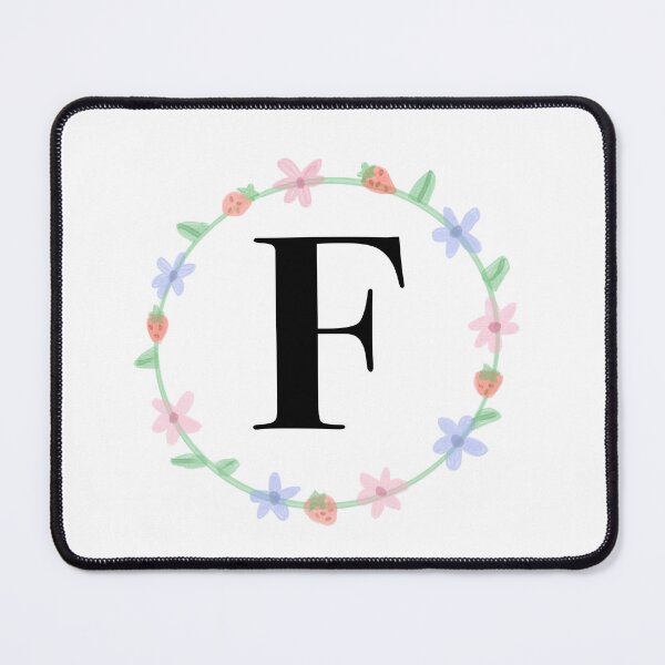 Item preview, “F” initial  designed and sold by tinasartspace.