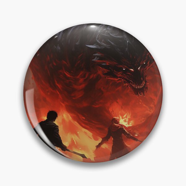 Item preview, Two warriors and a demon of hellfire designed and sold by Santonix.