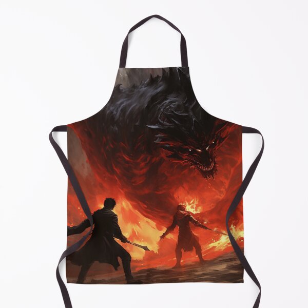 Item preview, Two warriors and a demon of hellfire designed and sold by Santonix.
