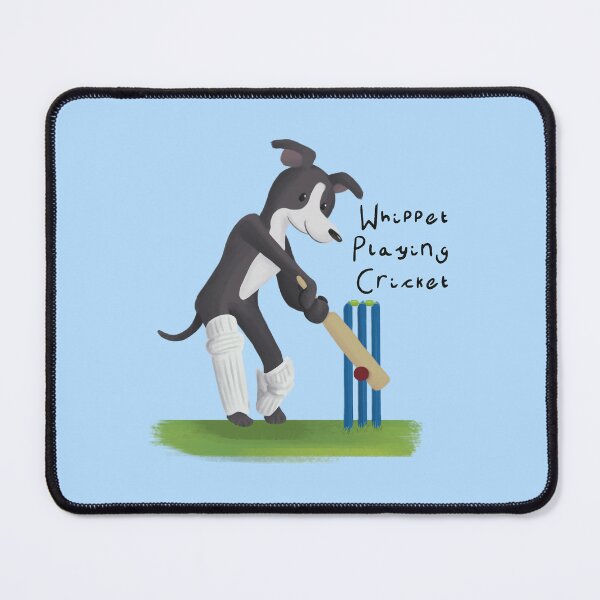 Item preview, Whippet playing cricket designed and sold by Alan2903.