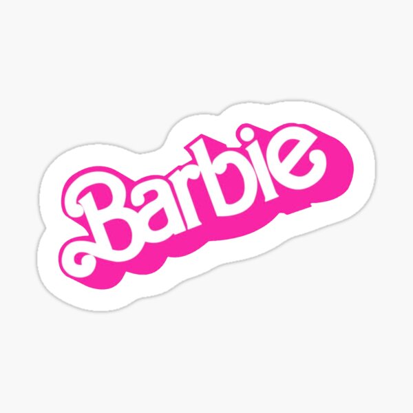 50 Pcs Barbie Película Vinilo Estética Pegatina colorida Pegatina