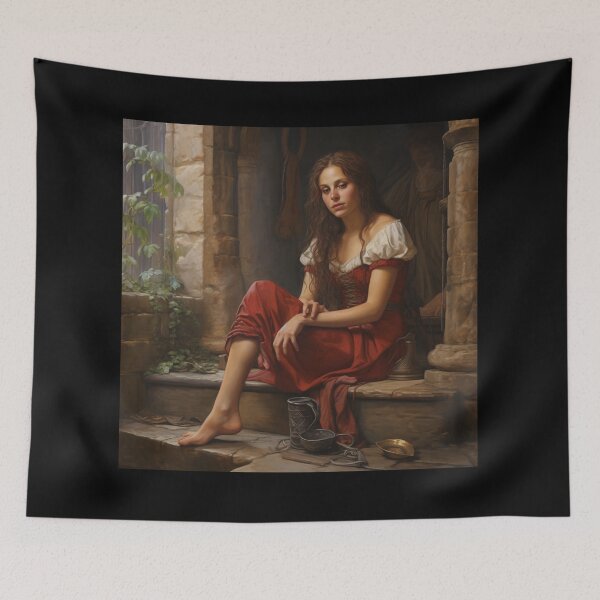 Item preview, Renaissance Barefoot Maiden # 1 designed and sold by Demonik-Art.