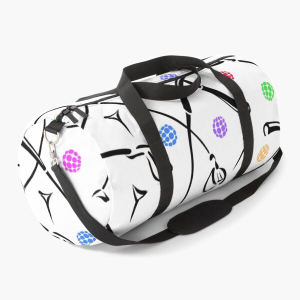 Item preview, Golf Driving ‘n Putting Pattern | Multi + Black on White designed and sold by L Diane Johnson.