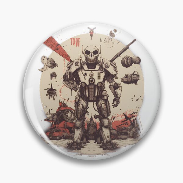 Item preview, Japan - China AI Cyborg Robot Skull - EnD Of ThE World designed and sold by MLArtifex.