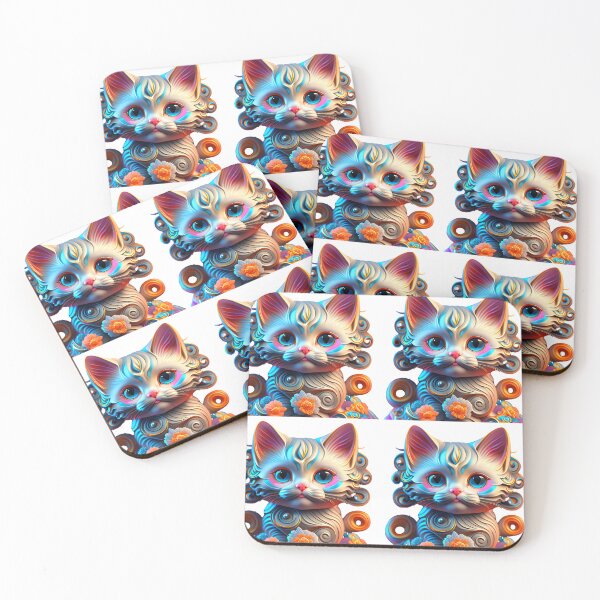 Item preview, lovely kitten designed and sold by TodoDecoArt.