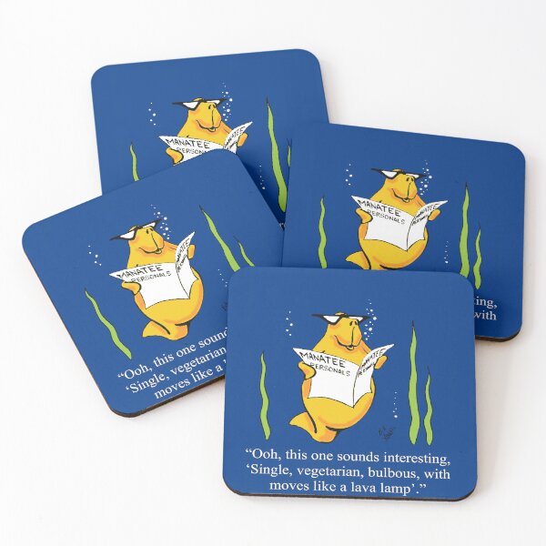 Item preview, Funny Spectickles Manatee Dating Humor designed and sold by abbottoons.