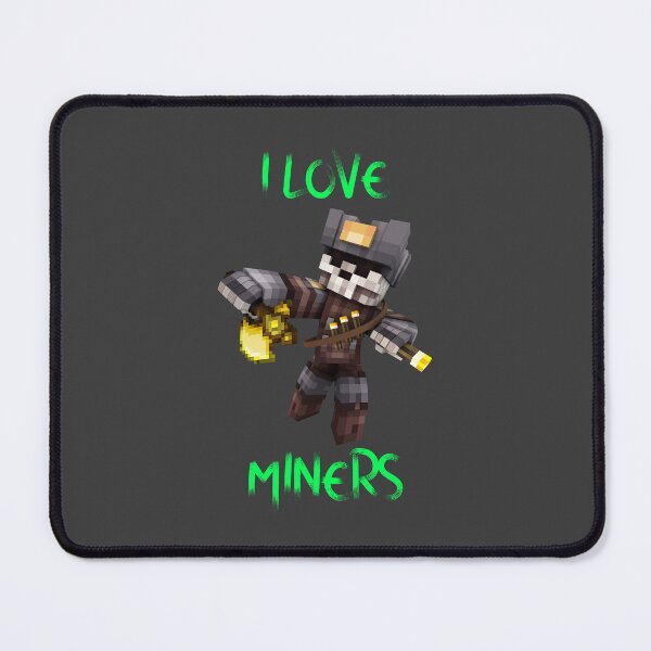 Item preview, I love miners minecraft designed and sold by Ofir351.